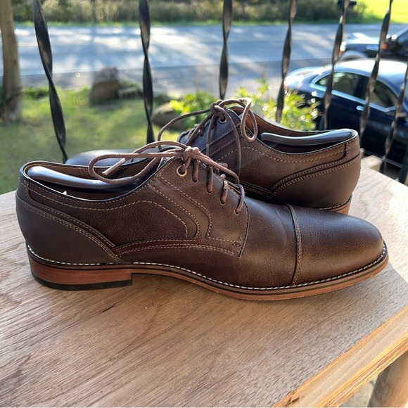 Tommy Hilfiger Banly Brown Casual Cap Toe Oxford Men’s Size 10M - Picture 8 of 11